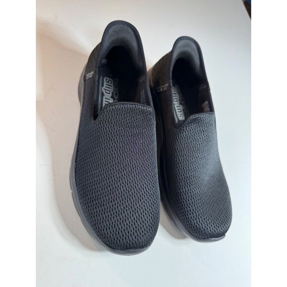 Skechers Go Walk womens shoes Size 10 US Slip-Ins Black Mesh Comfort - Picture 1 of 16